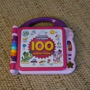 Leapfrogs Scout & Violet 100 Words Book - Purple
